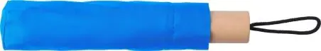 Paraguas plegable rPET pongee 8 paneles mango roble