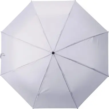 Paraguas plegable rPET pongee 8 paneles mango roble