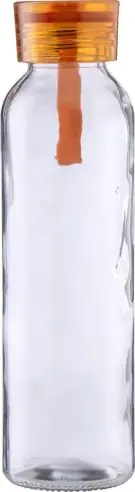 Botella cristal 500 ml con correa de silicona