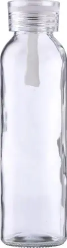 Botella cristal 500 ml con correa de silicona