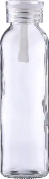 Botella cristal 500 ml con correa de silicona