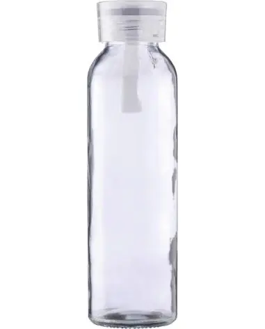 Botella cristal 500 ml con correa de silicona