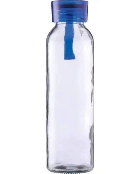 Botella cristal 500 ml con correa de silicona