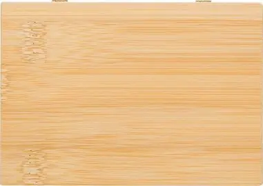 Set manicura 4 piezas caja bambú imantada FSC cortaúñas