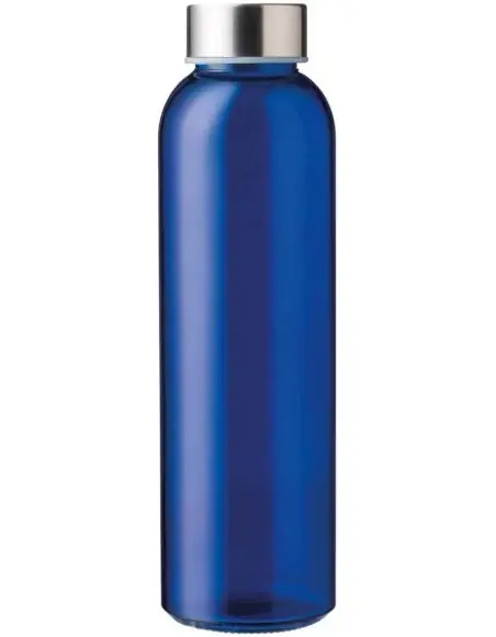 Botella cristal 500 ml con tapón de acero reciclado