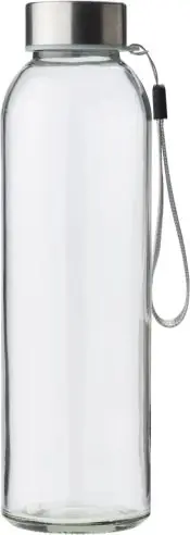 Botella cristal 500 ml con funda de yute
