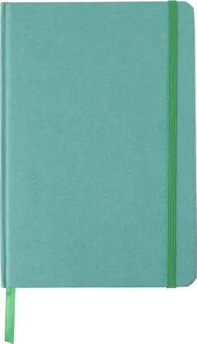 Libreta A5 reciclada 160 páginas con elástico