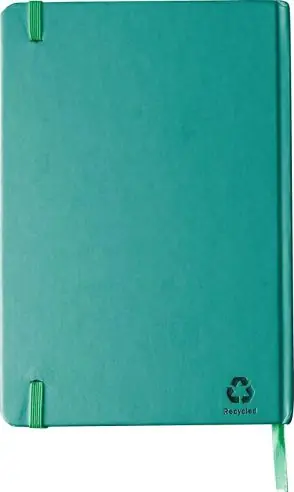 Libreta A5 reciclada 160 páginas con elástico