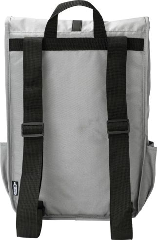 Mochila RPET 300D con solapa y hebilla