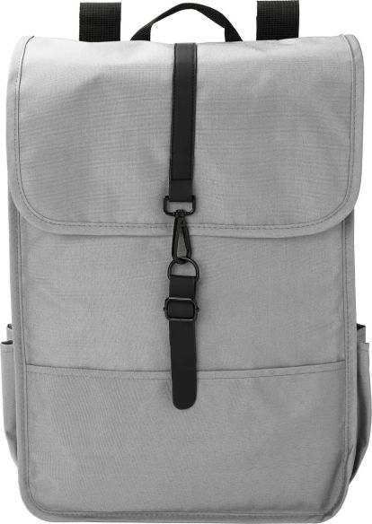 Mochila RPET 300D con solapa y hebilla