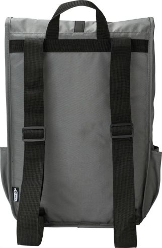 Mochila RPET 300D con solapa y hebilla