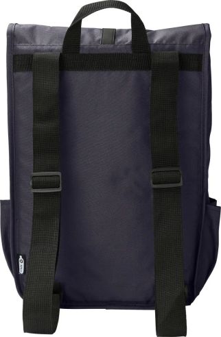 Mochila RPET 300D con solapa y hebilla