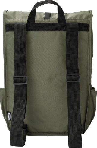 Mochila RPET 300D con solapa y hebilla
