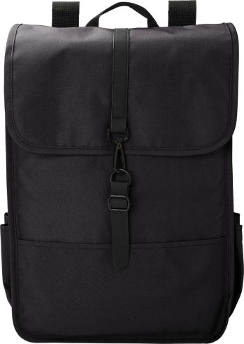 Mochila RPET 300D con solapa y hebilla