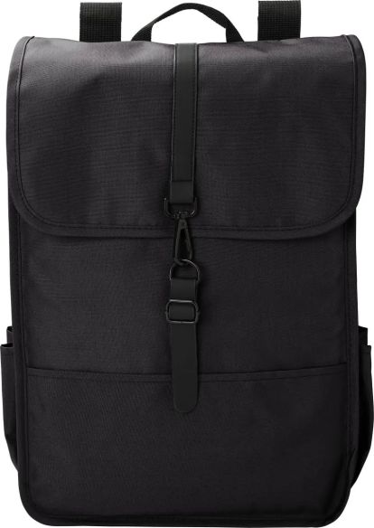 Mochila RPET 300D con solapa y hebilla