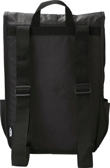 Mochila RPET 300D con solapa y hebilla