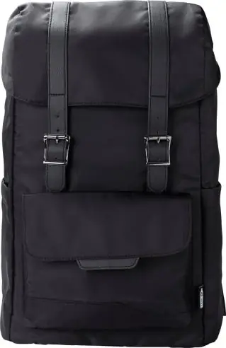 Mochila RPET 290T con solapa y portátil 15"