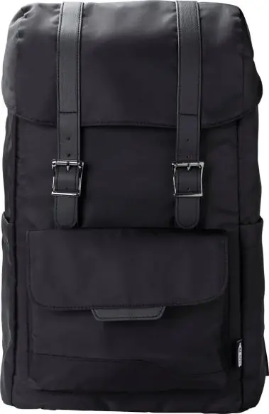 Mochila RPET 290T con solapa y portátil 15"