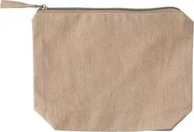 Neceser algodón reciclado 180 g/m2 cremallera