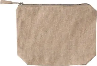 Neceser algodón reciclado 180 g/m2 cremallera