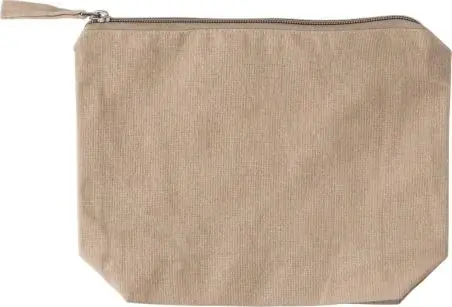Neceser algodón reciclado 180 g/m2 cremallera