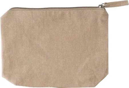 Neceser algodón reciclado 180 g/m2 cremallera