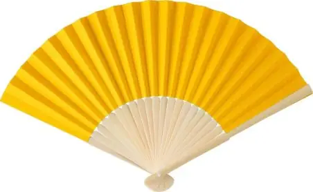 Abanico de bambú y papel para verano