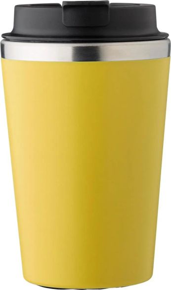 Taza acero inoxidable tapa PP 350 ml
