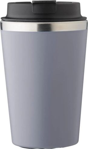 Taza acero inoxidable tapa PP 350 ml