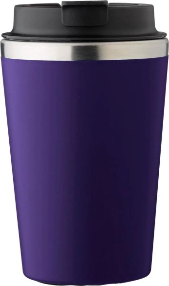 Taza acero inoxidable tapa PP 350 ml