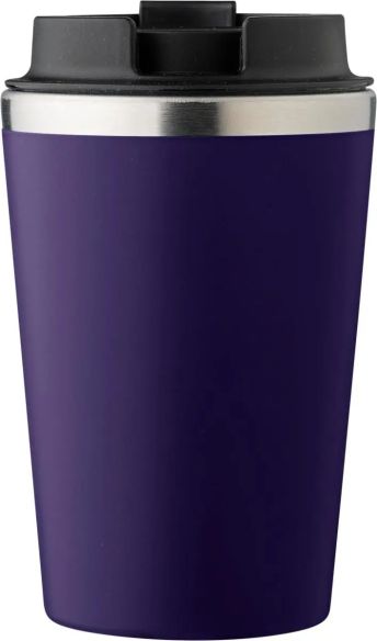 Taza acero inoxidable tapa PP 350 ml