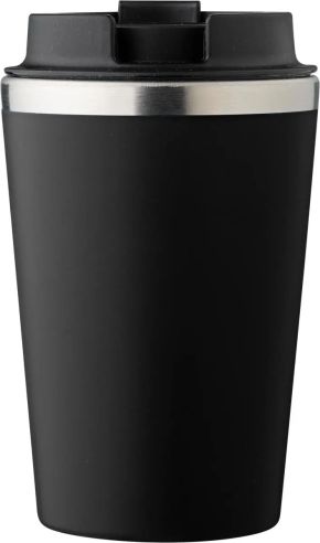 Taza acero inoxidable tapa PP 350 ml