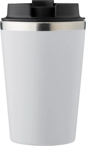 Taza acero inoxidable tapa PP 350 ml
