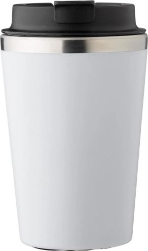 Taza acero inoxidable tapa PP 350 ml