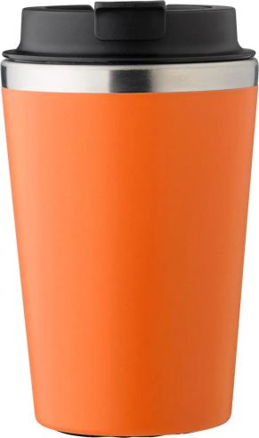 Taza acero inoxidable tapa PP 350 ml