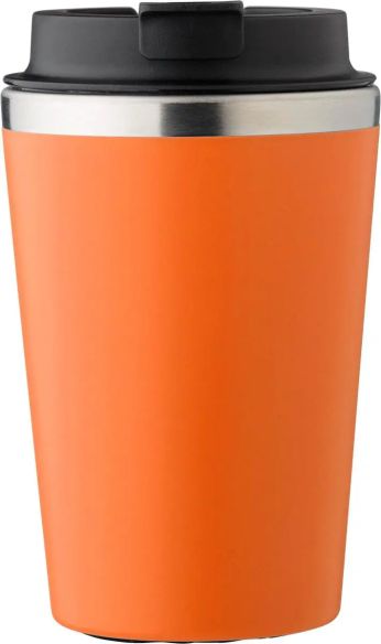 Taza acero inoxidable tapa PP 350 ml