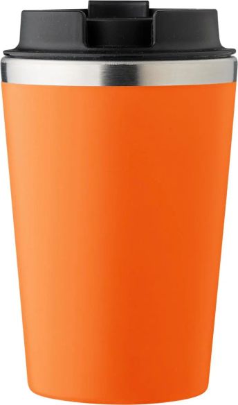 Taza acero inoxidable tapa PP 350 ml