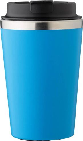 Taza acero inoxidable tapa PP 350 ml