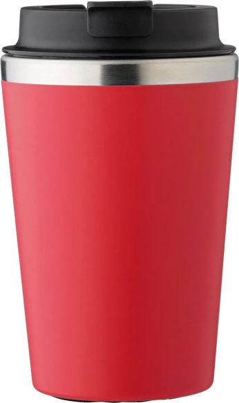 Taza acero inoxidable tapa PP 350 ml