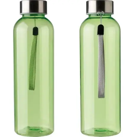 Botella rPET 500 ml tapón acero