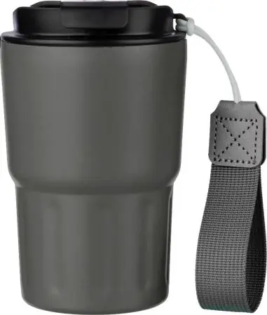 Vaso termo inox doble pared 320 ml tapa PP asa caja