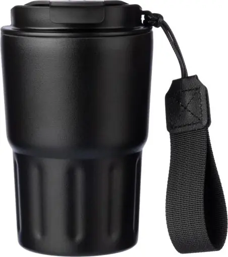 Vaso termo inox doble pared 320 ml tapa PP asa caja