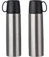 Termo inox 500 ml doble pared taza tapa 130 ml caja - Imagen 11