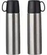 Termo inox 500 ml doble pared taza tapa 130 ml caja - Imagen 14