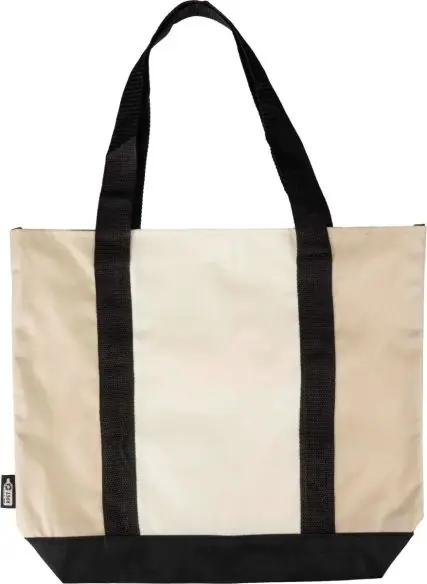 Bolsa rPET 600D compartimento superior bolsillo etiqueta