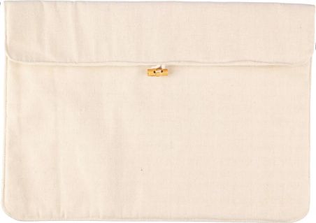 Funda portátil algodón 220 g cierre bambú 15 pulgadas