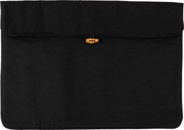 Funda portátil algodón 220 g cierre bambú 15 pulgadas