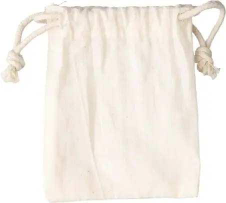 Cubitos piedra reutilizables bolsa algodón