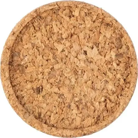 Tapón de corcho para botellas abiertas