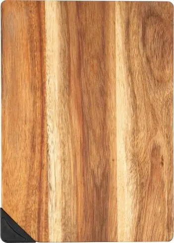 Tabla acacia afilador cuchillos lateral caja cartón